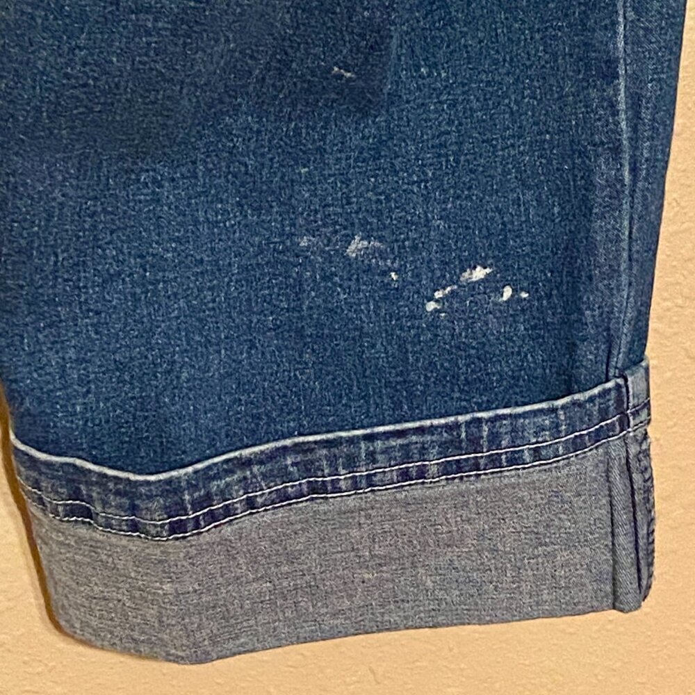 DENIM 24/7 Tan Capri's and Blue Jean Capri's Cuffed w/button Decor Size (12W) - Picture 13 of 14